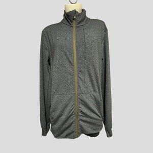 Lululemon Men's Sojourn Athletic Track Jacket Heathered Gray